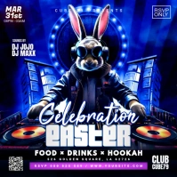 Easter celebration Instagram-Beitrag template