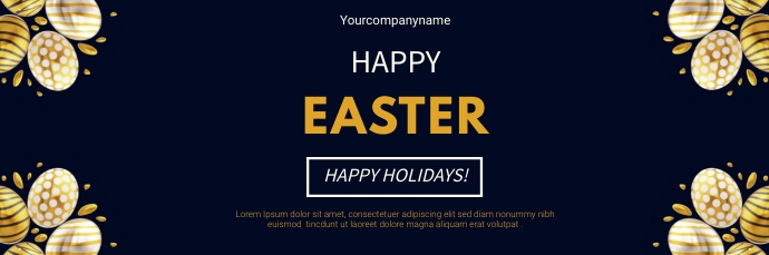 Easter Header Rustic EASTER CELEBRATION Template | PosterMyWall