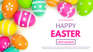 EASTER CELEBRATION Tampilan Digital (16:9) template
