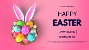 EASTER CELEBRATION Digital Display (16:9) template