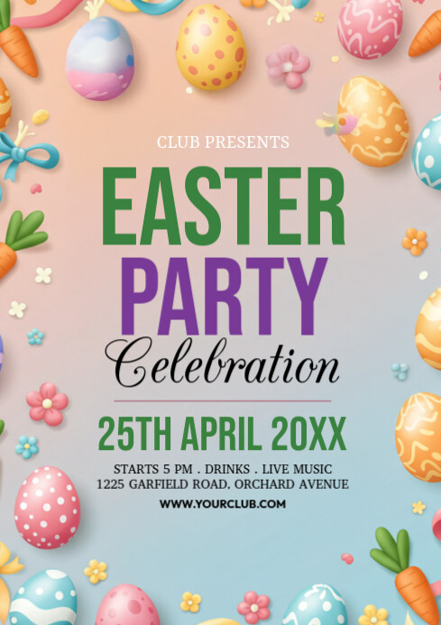 Copy of Easter Celebration Flyer | PosterMyWall