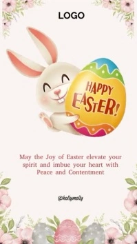 Easter Celebration Template Цифровой дисплей (9 : 16)