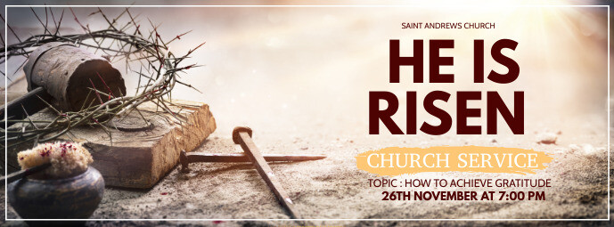 easter church, Praise and Worship, revival Facebook Cover Photo template