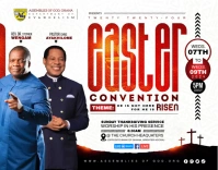 Easter Church Flyer Template Poster/Wallboard