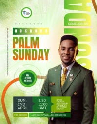 Easter Church Flyer Template Poster/Wallboard