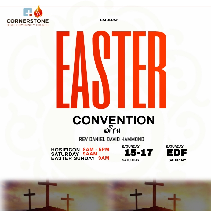 Copy of EASTER CHURCH PROGRAM | PosterMyWall