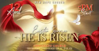 Easter Church Service Facebook Event Cover Video template
