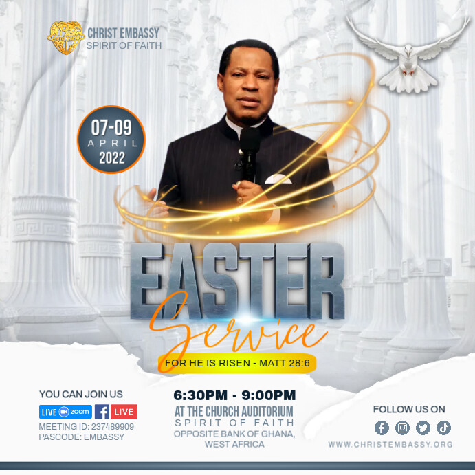 Easter Church Template | PosterMyWall