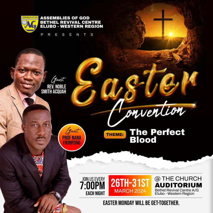 Easter Church Template | PosterMyWall