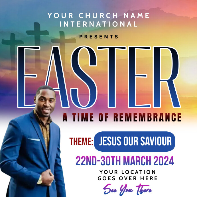 Easter Church Template | PosterMyWall