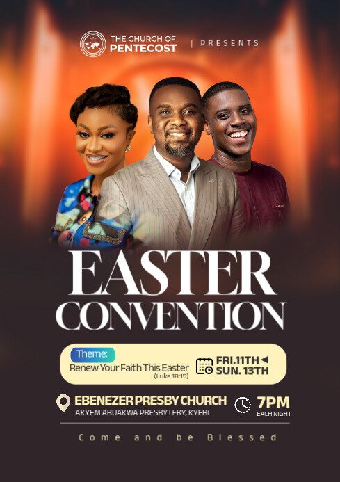Copy of Easter Convention Church Design | PosterMyWall
