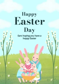 Easter Day A3 template