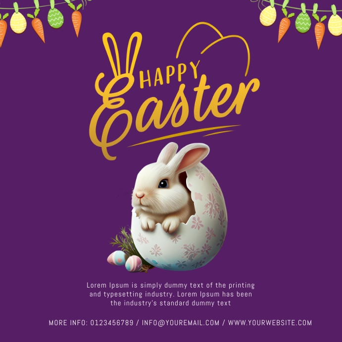 EASTER DAY Template PosterMyWall