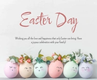 Easter Day Medium Rectangle template