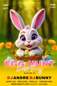 easter day Banner 4 × 6 Fuß template