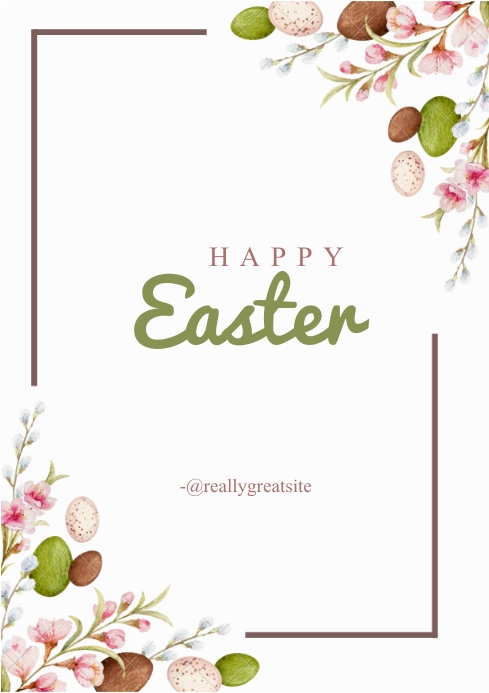 Easter Day Template | PosterMyWall