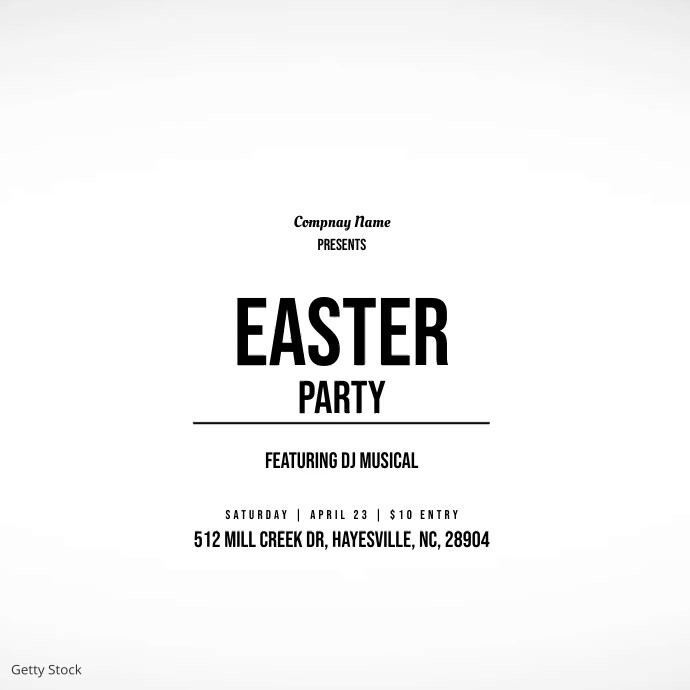 Easter Day Quadrato (1:1) template