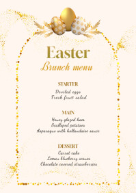 Easter Menu Template | PosterMyWall