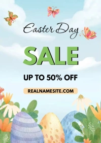 Easter Day Sale A2 template