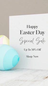 Easter Day Sale Instagram Story template
