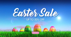 Easter Day Sale Template Anúncio do Facebook