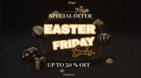 Easter day sales template งานแสดงผลงานแบบดิจิทัล (16:9)