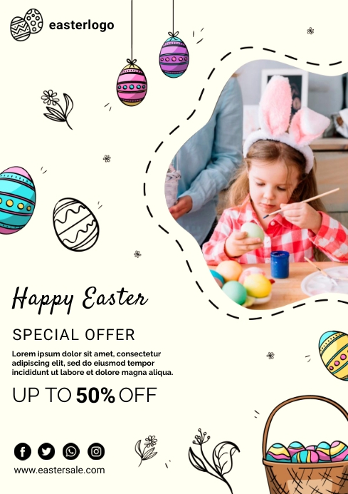 EASTER DAY TEMPLATE | PosterMyWall