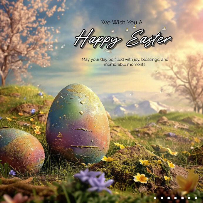 Basic Easter Post easter Template | PosterMyWall