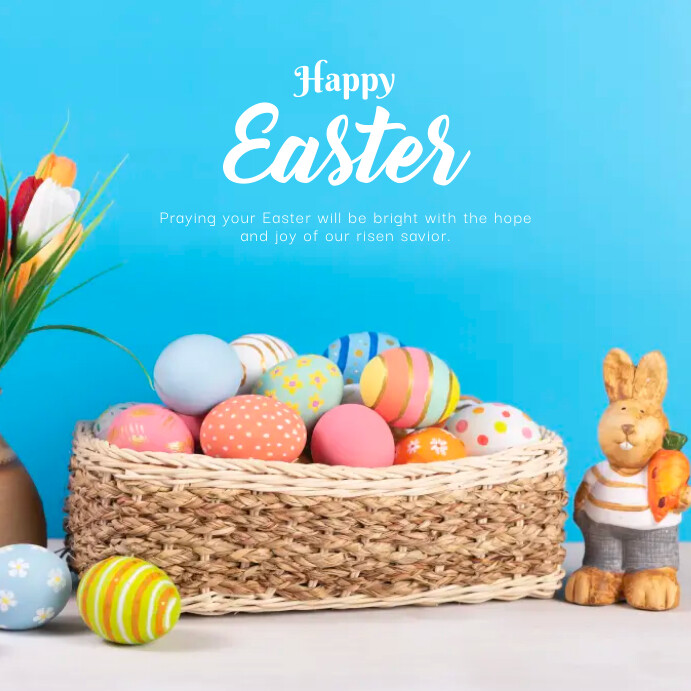 Basic Easter Post easter Template | PosterMyWall