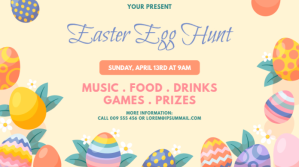 easter Post di Twitter template