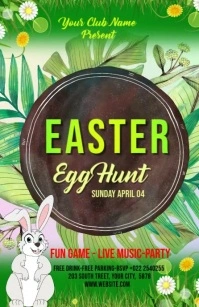 Easter Wide Setengah Halaman template