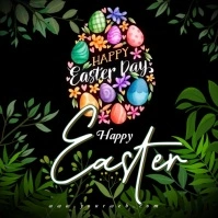 easter Instagram-opslag template