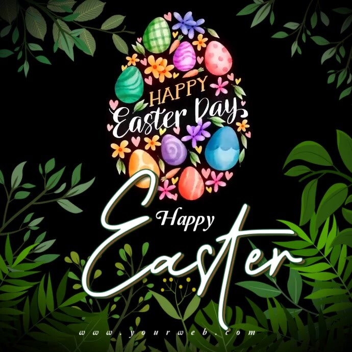 easter Instagram Plasing template