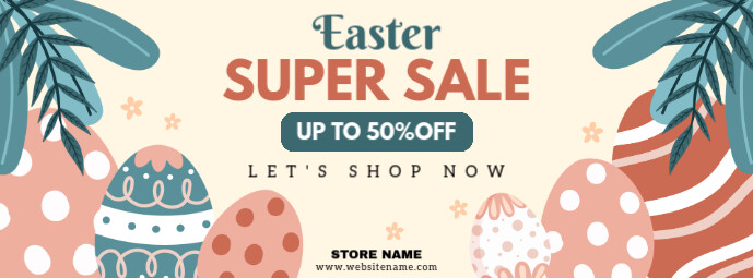 easter Copertina Facebook template