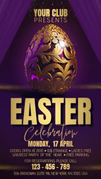 Easter Tampilan Digital (9:16) template