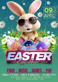 easter A3 template