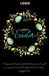 easter Mezza pagina Wide template