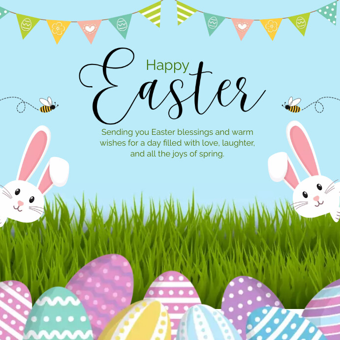Basic Easter Post Easter Template | PosterMyWall