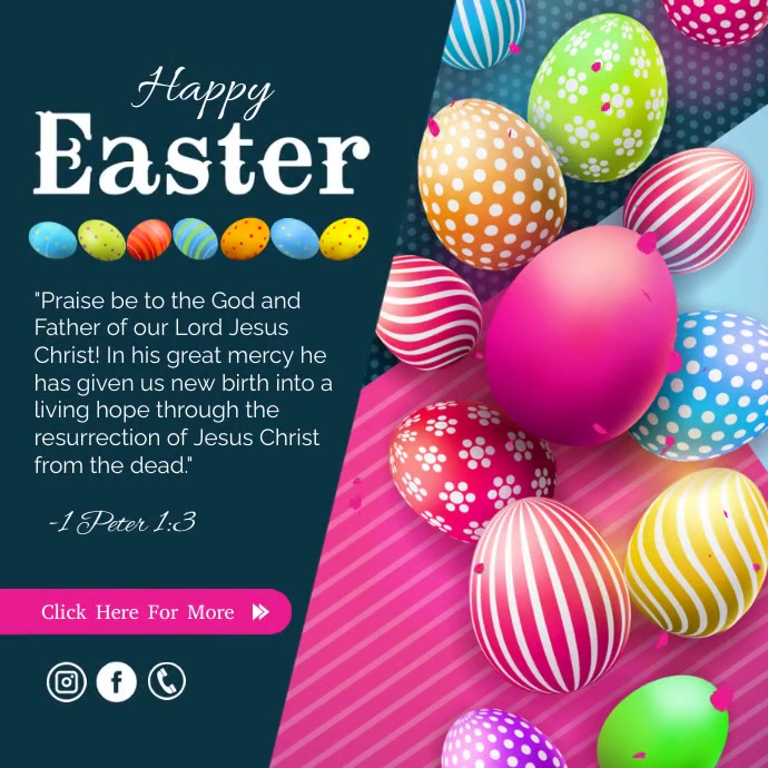 Basic Easter Post Easter Template | PosterMyWall