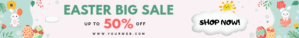 easter Etsy-banner template