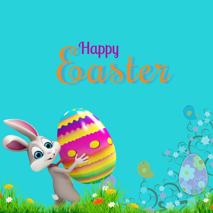Easter Сообщение Instagram template