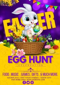 easter A3 template