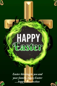 easter Pinterest-afbeelding template