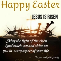 Easter Square (1:1) template