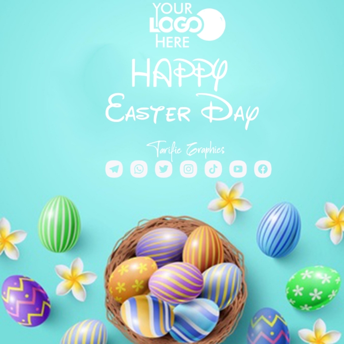 Easter Instagram Post template