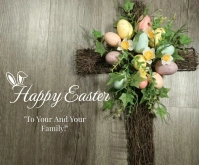 Easter Medium Rectangle template