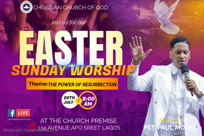 EASTER Template | PosterMyWall