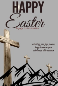 Easter Графика Pinterest template