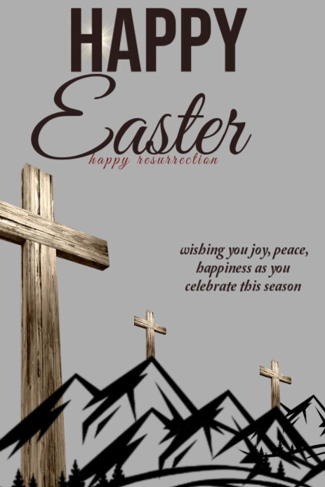 Easter Ihluzo le-Pinterest template