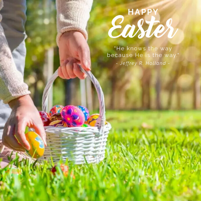 Basic Easter Post easter Template | PosterMyWall